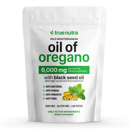 Oil Of Oregano (with Black Seed Oil for max protection & absorption)