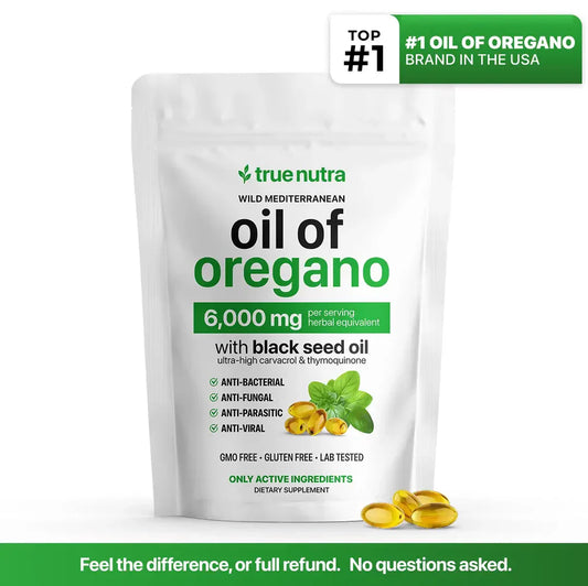 Oil Of Oregano (with Black Seed Oil for max protection & absorption)