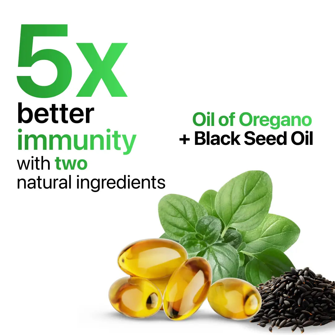 Oil Of Oregano (with Black Seed Oil for max protection & absorption)